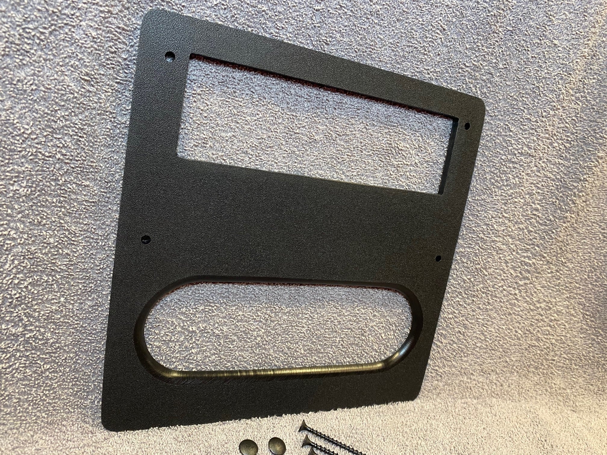 1990-1993 HVAC RELOCATION SINGLE DIN TRIM BEZEL | 417 FOX